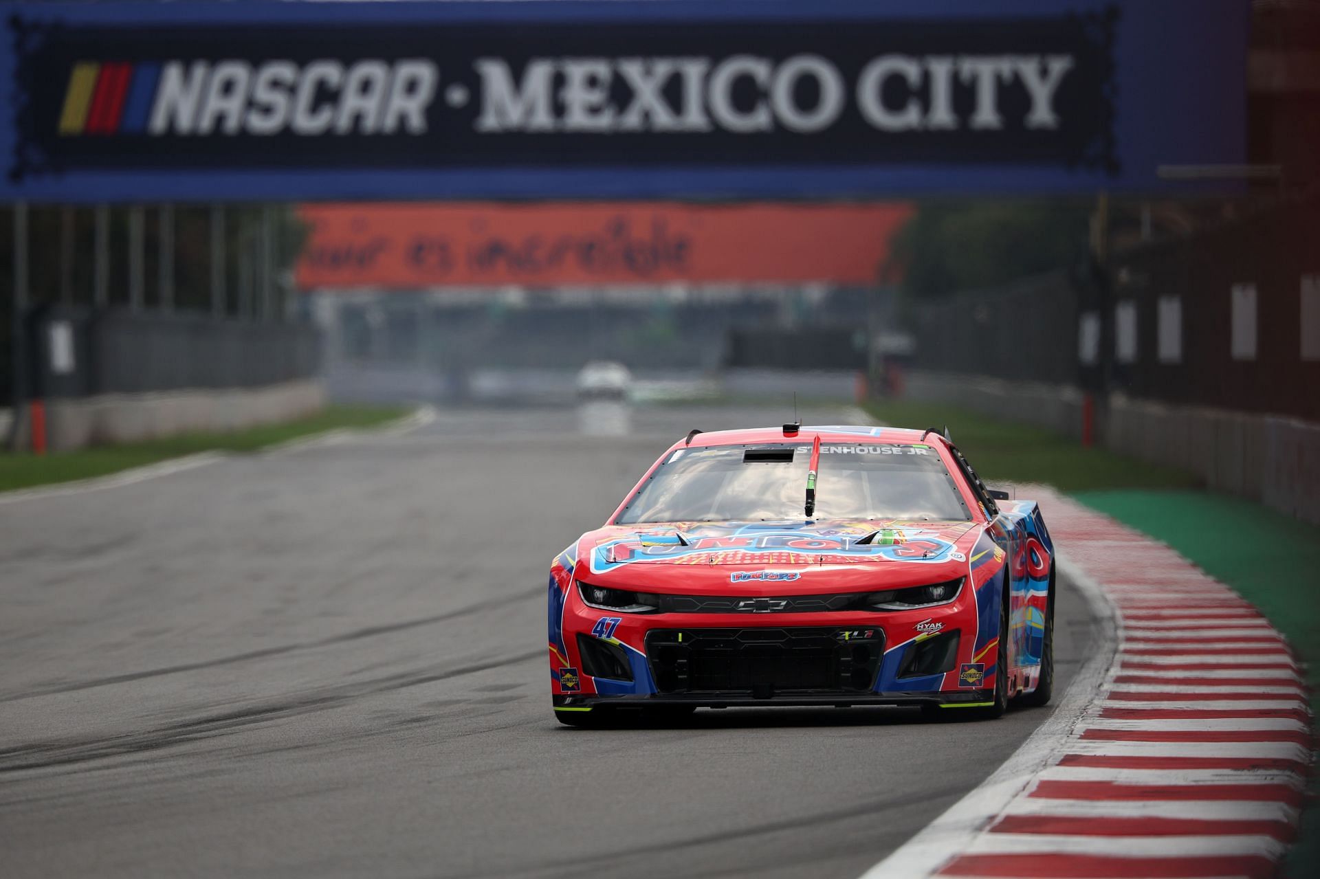 Ricky Stenhouse Jr. driving the #47 Chevrolet Camaro at Autódromo Hermanos Rodríguez - Source: Getty